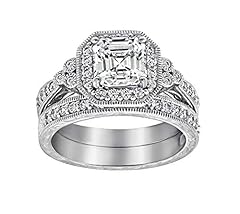 White Zircon/Platinum