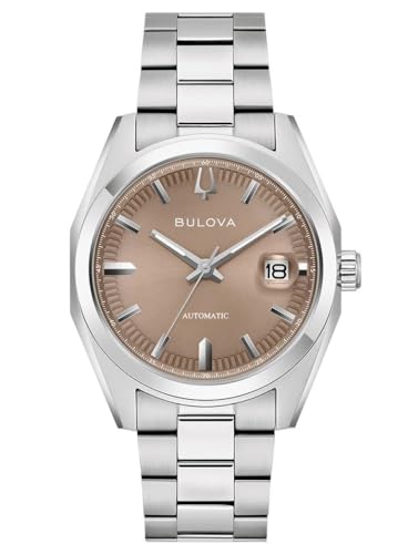 Bulova Automatic Watch 96B470 montre de luxe avec cadran marron