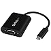 StarTech.com USB-C to VGA Adapter - 1920x1200 - USB C Adapter - USB Type C to VGA Monitor / Projector Adapter (CDP2VGASA)
