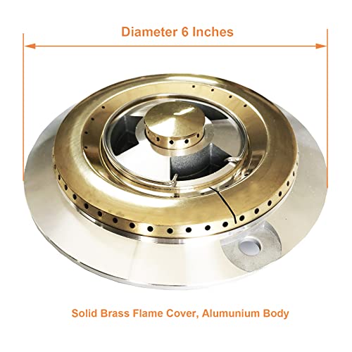 BBQ Grill Side Burner Head Replacement Parts for Single and Double Side Burner from Blaze, Sunstone, Summerset, Jenn Air Use with Both LP & NG Gas