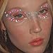 NOOEPC Self Adhesive Face Gems Stickers, Hair Gems Face Jewels Eye Jewels Rhinestones Festival Essentials Rave Accessories Rhinestone Stickers, Eye, Makeup for Kids,Women