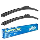 CJPPPZIW® Windshield Wipers-24 Inch+19 Inch Replacement for 1995 1996 1997 1998 1999 2000 2001 2002 Honda Accord Wiper Blades for My Car,Quality Front Windshield Wiper Blades(Set of 2)