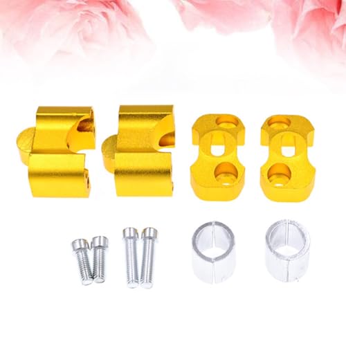 Abrazaderas ajustables Mipcase de 28mm con aleación de aluminio para elevar manillar 6