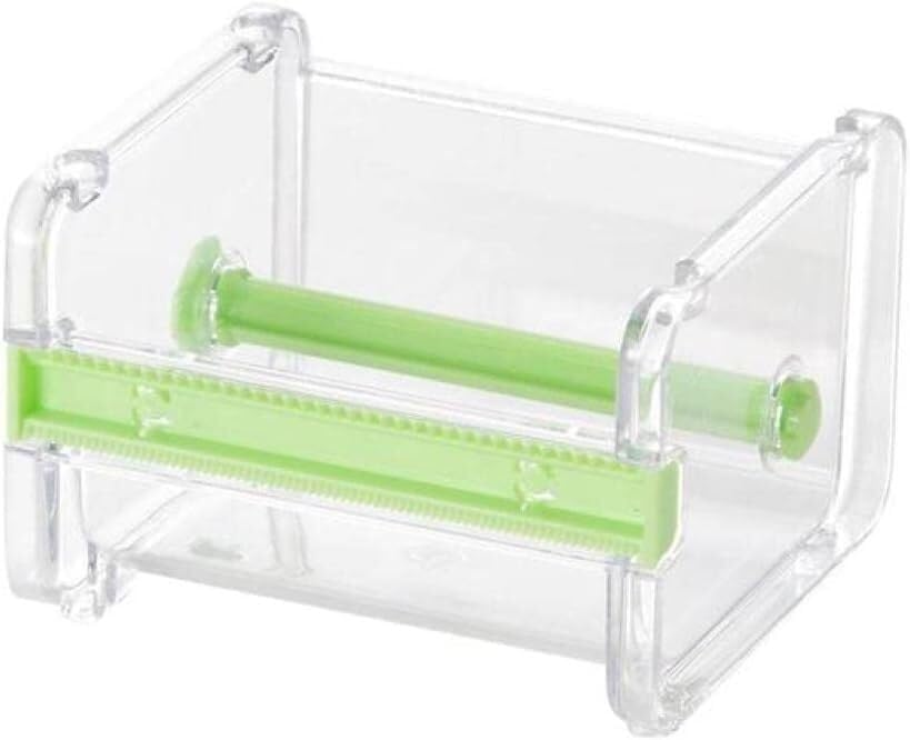Distributeur de ruban adhésif transparent avec cutter bureau
