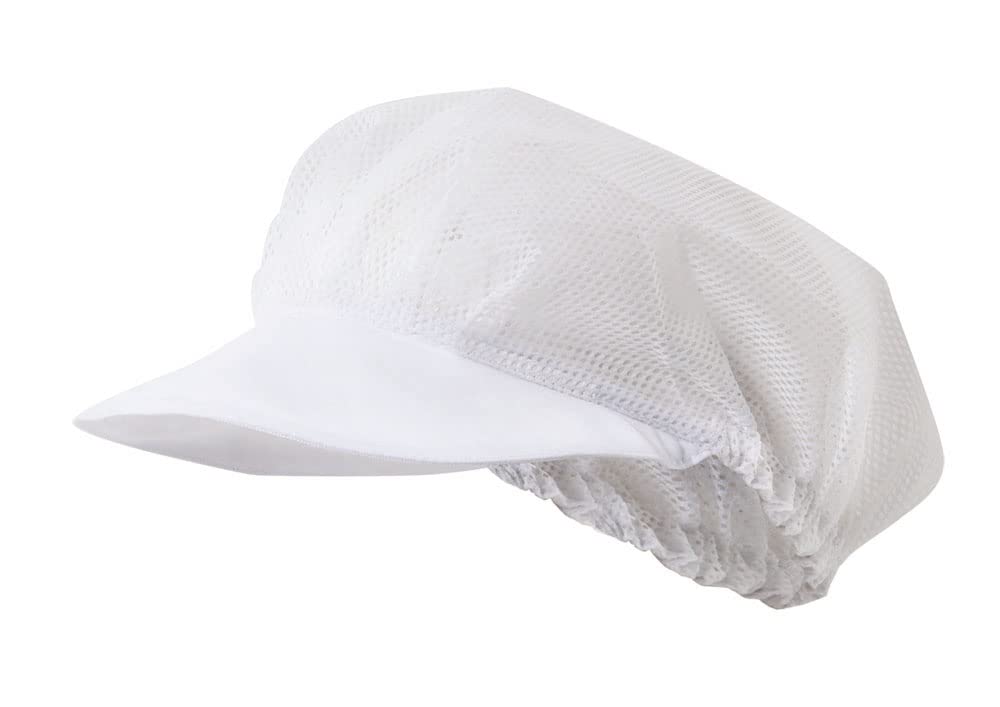 VELILLA 93 – Cofia Lady with Grid (White) One Size