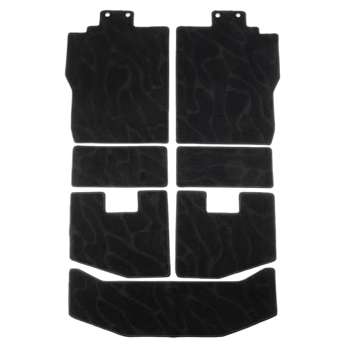 AUTO SPEC ホンダ N-BOX JF5 JF6 ラゲッジマット トランクマット 新型NBOX custom ラゲッジルームマット カーゴマット カーマット フロアマット JOY ターボ 2023年10月~ エヌボックス 分割式 巻け収納 滑り止め加工 汚れ防止 傷防止 内装パーツ 車種専用設計 取付簡単 保護パーツ カー用品 ウェーブ柄デザイン 7PCSセット