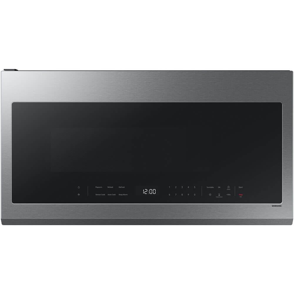 Samsung ME21DG6300SR 2 1 Cu Ft Stainless Steel Over-the-Range Smart Microwave