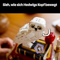 LEGO Harry Potter Stein der Weisen - Sammleredition - DIY Deko - Modellbau mit Miniatur Filmszenen - Hedwig Eulenfigur, 3 Minifiguren - Geschenk für Männer, Frauen und Fans - 76466 – Ansicht 5