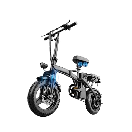 JoFist電動自転車 折りたたみ式 電動アシスト自転車 リチウムバッテリー LEDト 200kg、折りたたみ簡単 収納便利 超 (7層衝撃吸収/10A純電気走行距離約30km/バッテリーセル/インバータ高出力モーター)