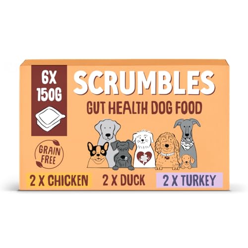 Scrumbles Natural Wet Dog Food Multipack Grain Free 6x 150g