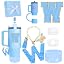 Blue W