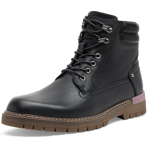 Jousen Mens Boots Fashion Casual Boot Hiking Zipper Chukka Boots for Men