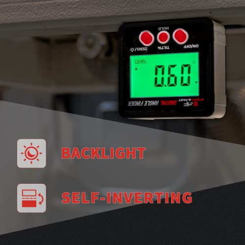 S&F Stead & Fast PLT-HKQ-001 Digital Angle Finder Gauge Magnetic Protractor Inclinometer Angle Cube Level Box thumb #2