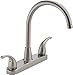 Peerless Tunbridge 2-Handle Kitchen Sink Faucet, Stainless P299568LF-SS