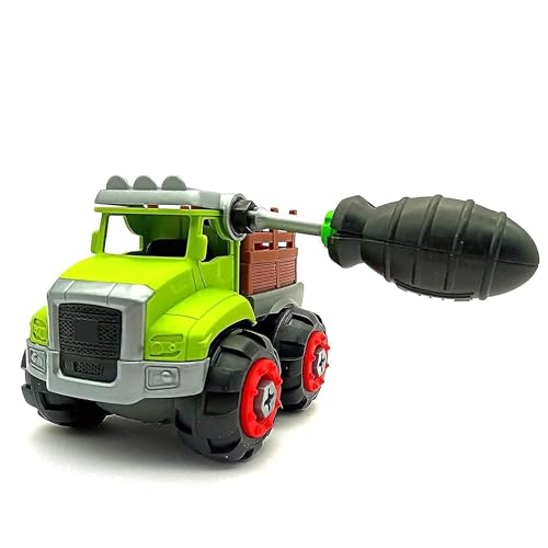 Image of Enterprise Unbreakable Pull Back Vehicles| Push and Go Crawling Toy for Kids & Children (Farm Vehicles-Green(C))