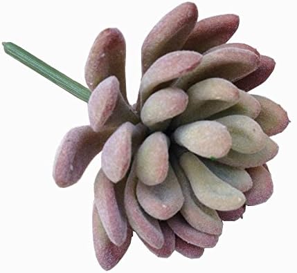 Neomark Assorted Home Garden Artificial Succulent Flower Plants Unpotted Three Colors (4 of red)