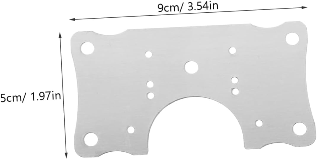 4pcs Cabinet Hinge Repair Plates Kit for Installation Fixing Plates for Kitchen Cabinets and Storage Doors Design