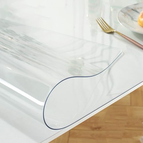 haiyusm Alfombrilla Escritorio Transparente Estera de Escritura Protector de Mesa Grande Cubre Mouse Pad Gaming Antideslizante Impermeables Sin Sabor Mantel (Matte,50cm×80cm)