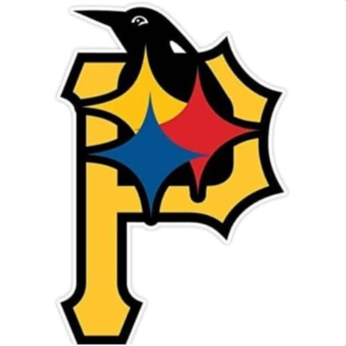 (Pack Of 2) Fan Sport Logo 4"X5.5" Sticker Decal Vinyl Pirates #TOP16