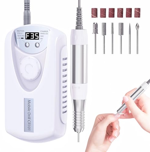 COYZU Professional Electric Nail Drill, 35000RPM R...