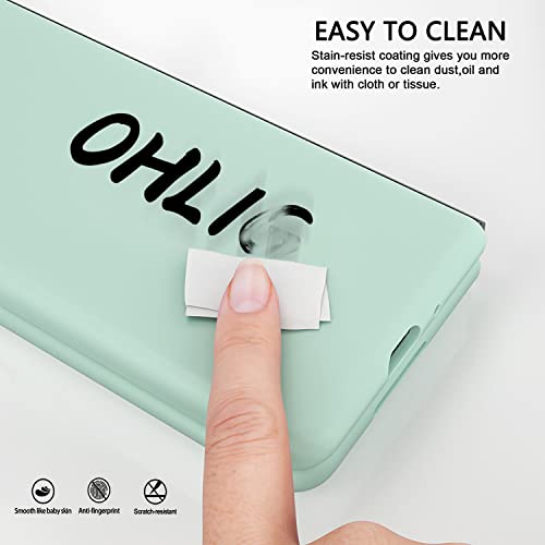 Coque silicone Samsung Z Fold 4 antichoc vert clair 5G