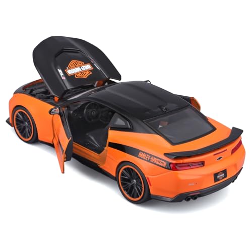 Maisto 1:24 H-D Custom - 2017 Chevrolet Camaro ZL1 miniatura 3