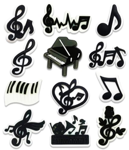 Music Note Croc Charms