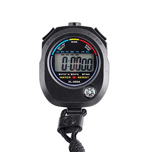 KingL Digital Stopwatch Timer – Interval Timer with Large Display