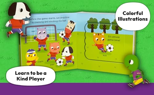 image for Cottage Door Press Let's Play Soccer! A Lift-a-Flap Board Book for Bab