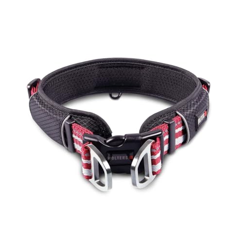Wolters Halsband Active Pro, Größe:40-45 cm, Farbe:rot/schwarz