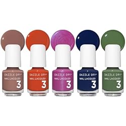 Dazzle Dry Mini Flight – Lodge Life – 5 Mini Lacquers | 5-Piece Mini Nail Polish Set · Fast-Drying · Long-Lasting · Non-Toxic Manicures