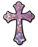 Christian Decal (Pink Cross)