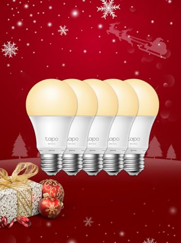 TP-Link Tapo X}[g LED v ^Cv dF E26 800lm Echo V[Y/Google z[ Ή ǉ@sv 3Nۏ Tapo L510E/A (× 5)