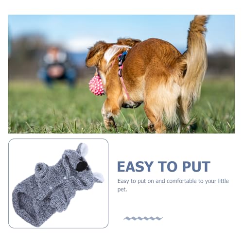 Disfraz para perro en forma de koala, talla M, azul miniatura 6