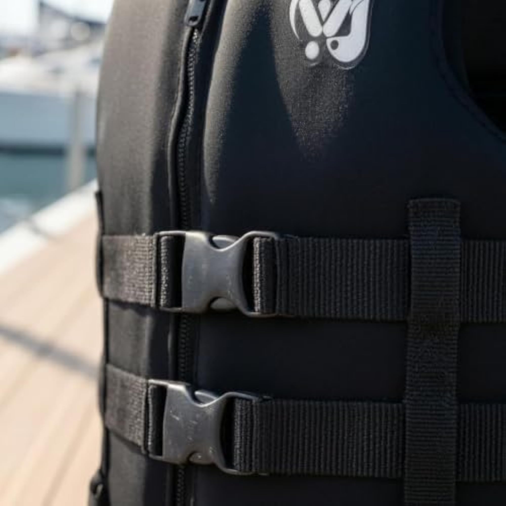 Adjustable Front Zipper Neoprene Life Vest for Adults