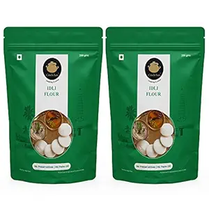 Cinch Eats (Since 1996) South Indian Instant Idli Mix (2X200 Grams), Tasty Ready To Eat Idly Flour Mix, Just Add Water