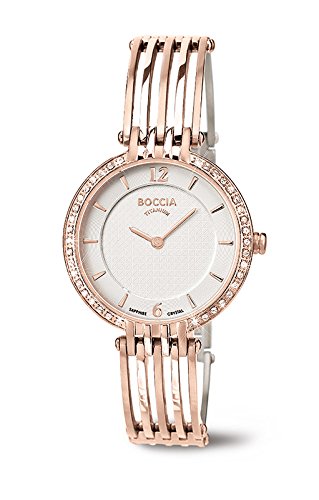 3230 ? 03 Ladies Boccia Titanium watch W /XtXL[Crystal Bezel
