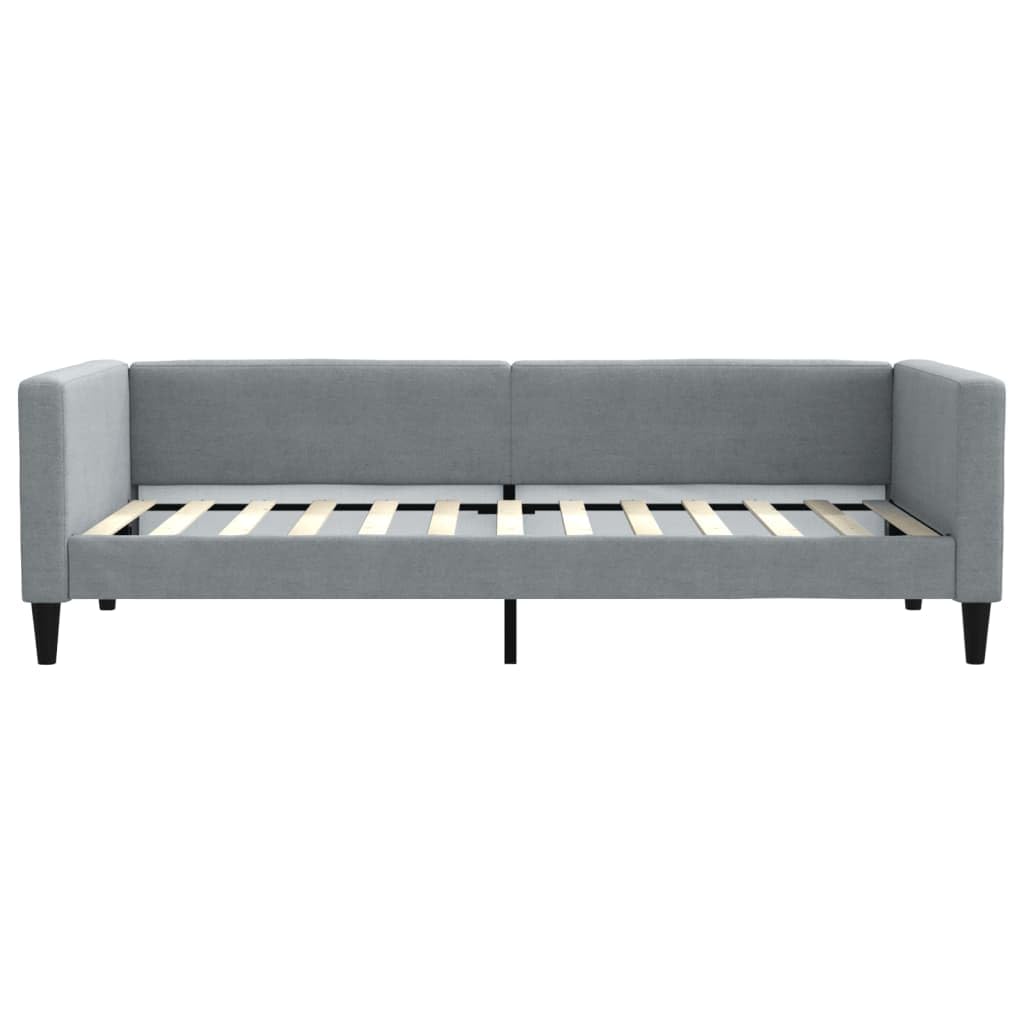 vidaXL Sofá Cama Nido Tela Gris Claro 90x200 cm