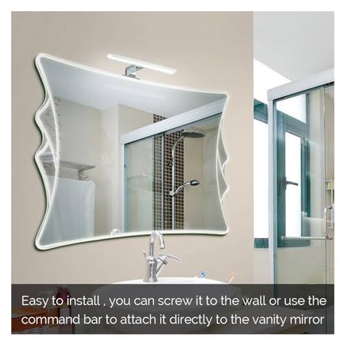 Luces para gabinete de baño antirreflejos que eliminan sombras al maquillarse 6