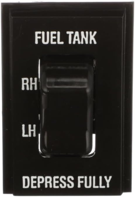 KarParts360 For Chevy V3500 1990 1991 Fuel Tank Selector Switch | Plastic | Black | Blade Terminal | Male Connector | Male Terminal | Replacement For 15591149