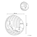 Hängekorbsessel Aspio Rattan Schwarz