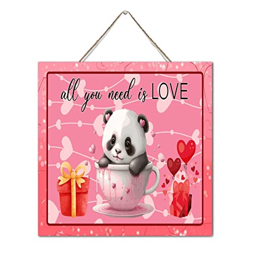 Tableau bois panda cadeau naissance et décoration maison - 2