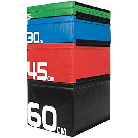 Sport-Tec Sprungtrainer Soft Plyo Box-Set, 4-TLG, stapelbar, 15-60 cm Cover