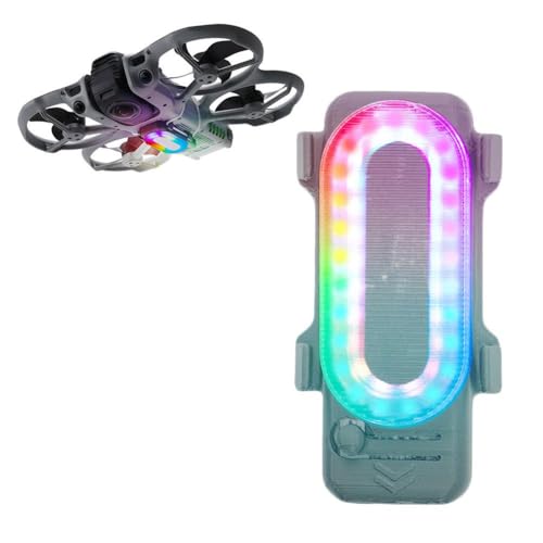For DJI Avata 360��p �X�|�b�g���C�g 2-in-1 LED�x���[���C�g & �����f�B���O�M�A 7�F�_�� 12mm�����A�b�v 20g �y�� ��ԏƖ� ���P�x LED ���C�g �i�C�g�t���C�g For DJI AVATA 360�p �݊� �A�N�Z