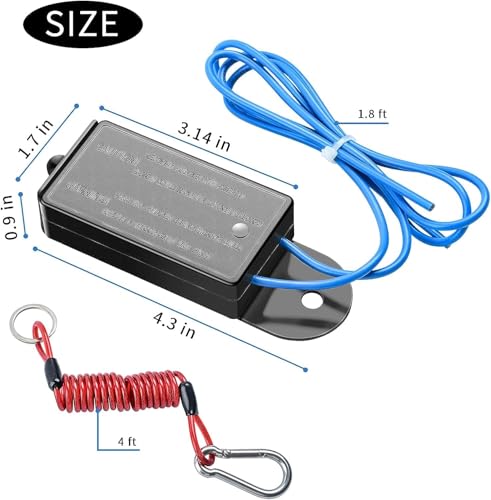Câble Sécurité Caravane EEBBL | Cable Remorque 1.2m avec Interrupteur de Frein - 3