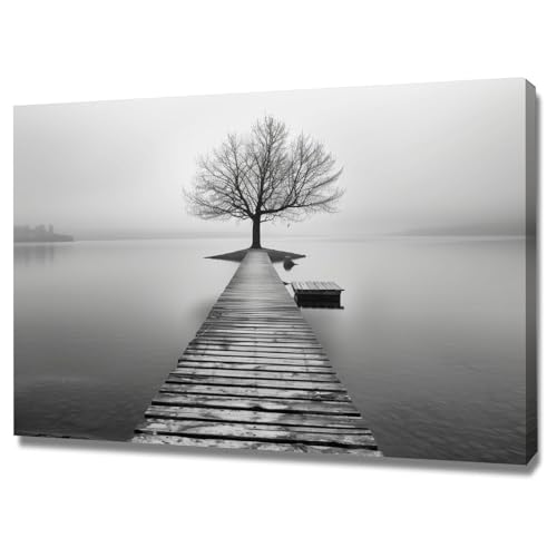 Art tableaux paysage noir et blanc pour habiller facilement vos grands murs blancs vides