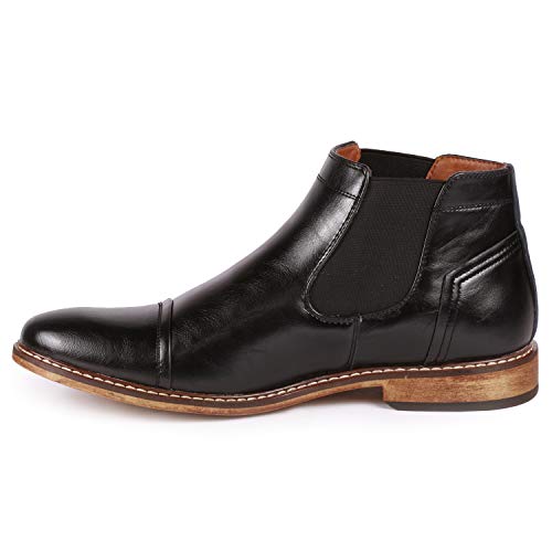 Metrocharm MC148 Men's Cap Toe Formal Dress Casual Ankle Chelsea Boot4
