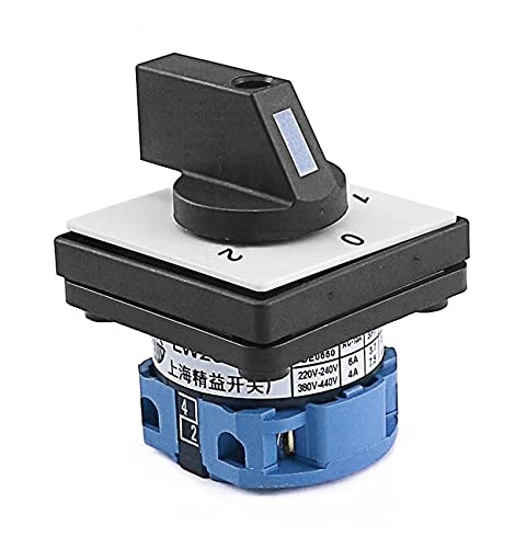 Interrupteur inverseur 1-0-2 LW26-20 pour commande moteur 440V - 6