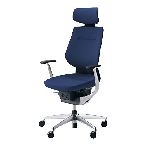 コクヨ イング イス ネイビー クッションタイプ デスクチェア 事務椅子 座面が360°動く椅子 CR-GA3245E6G4T7-VN 【ラクラク納品サービス】