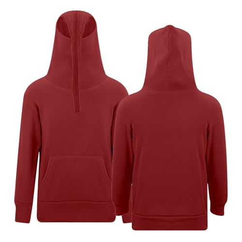 Boys Hoodies & Sweatshirts for Kids Stylish Solid Color Zip Up Pullover Casual Long Sleeve Outerwear Perfect for2
